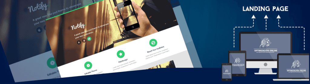 landing page