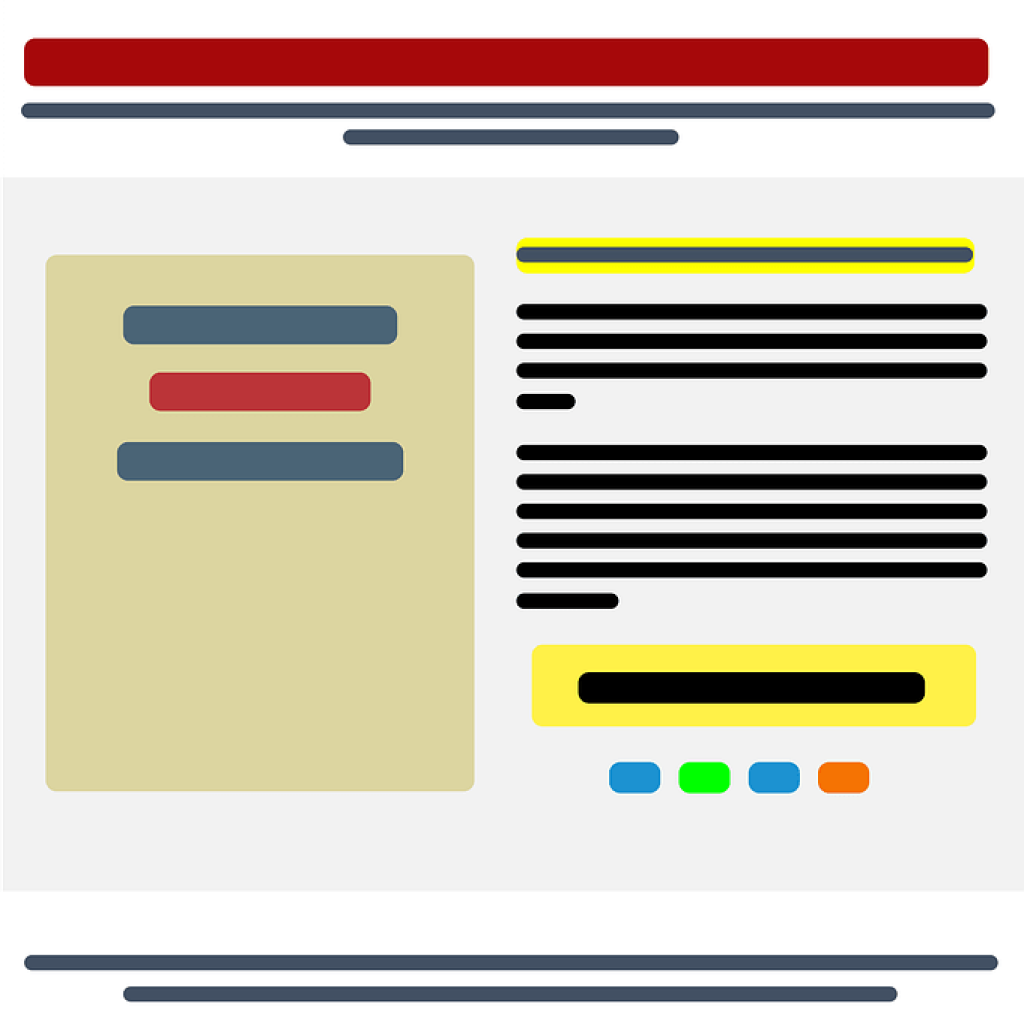 landing page